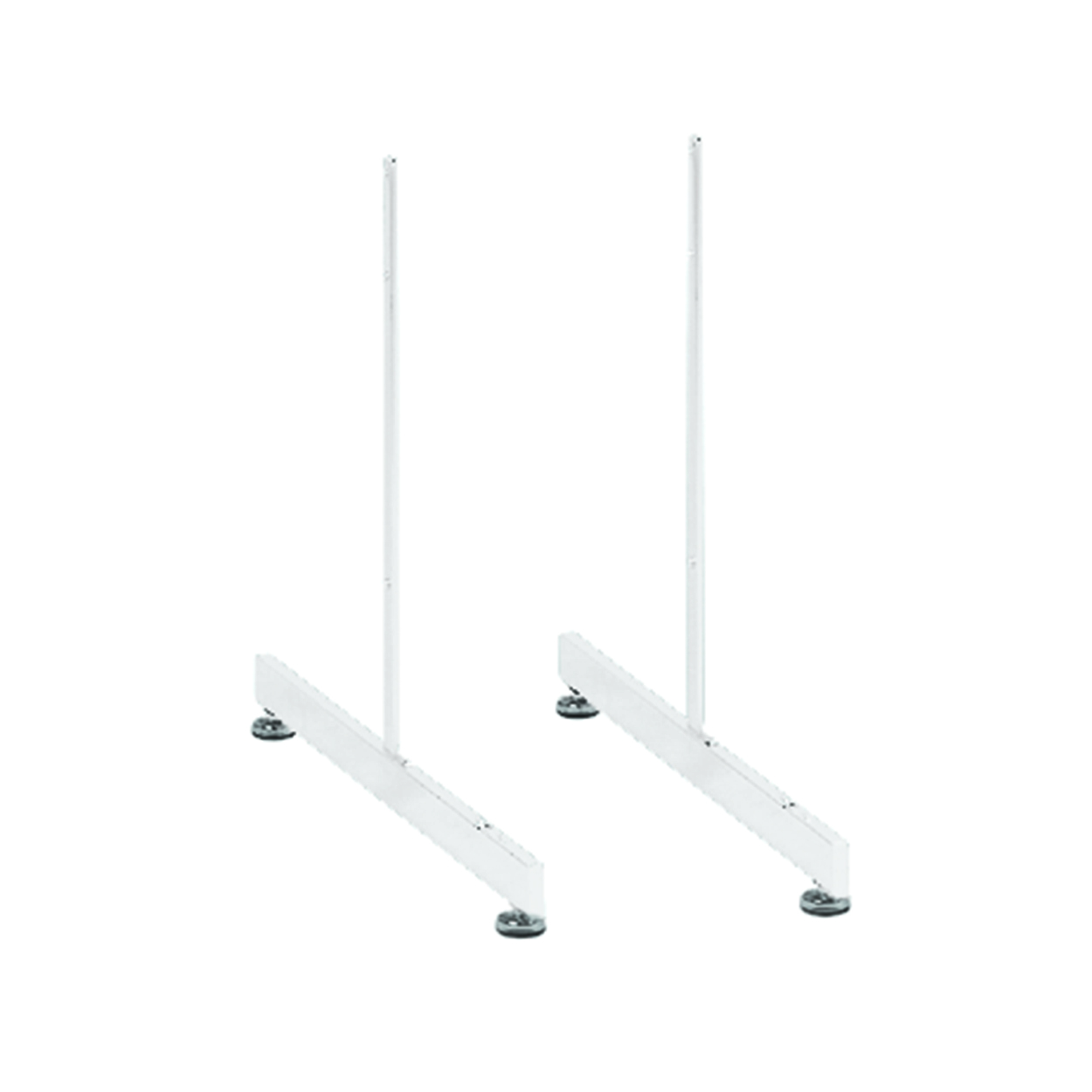 Slatwall mesh panel legs (pair) for freestanding unit  612 mm D(S1515WH)