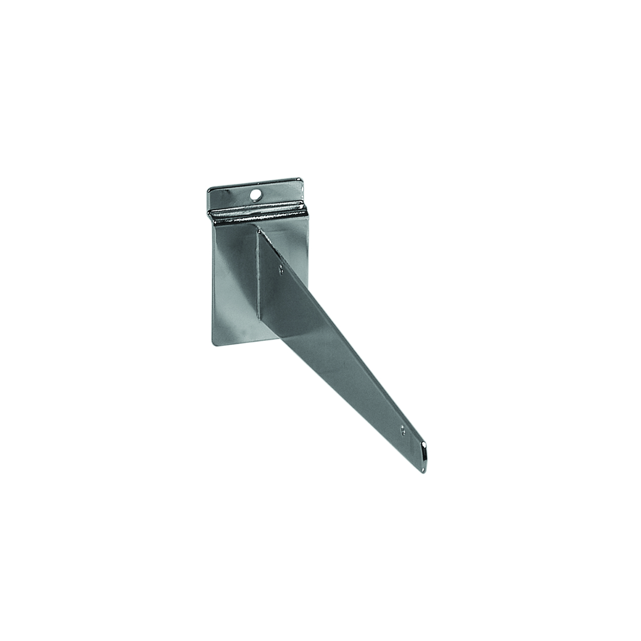 Shop for Shops Slatwall shelf bracket 200 mm L 200 L x 2.2 mm Thick(S1656CH)