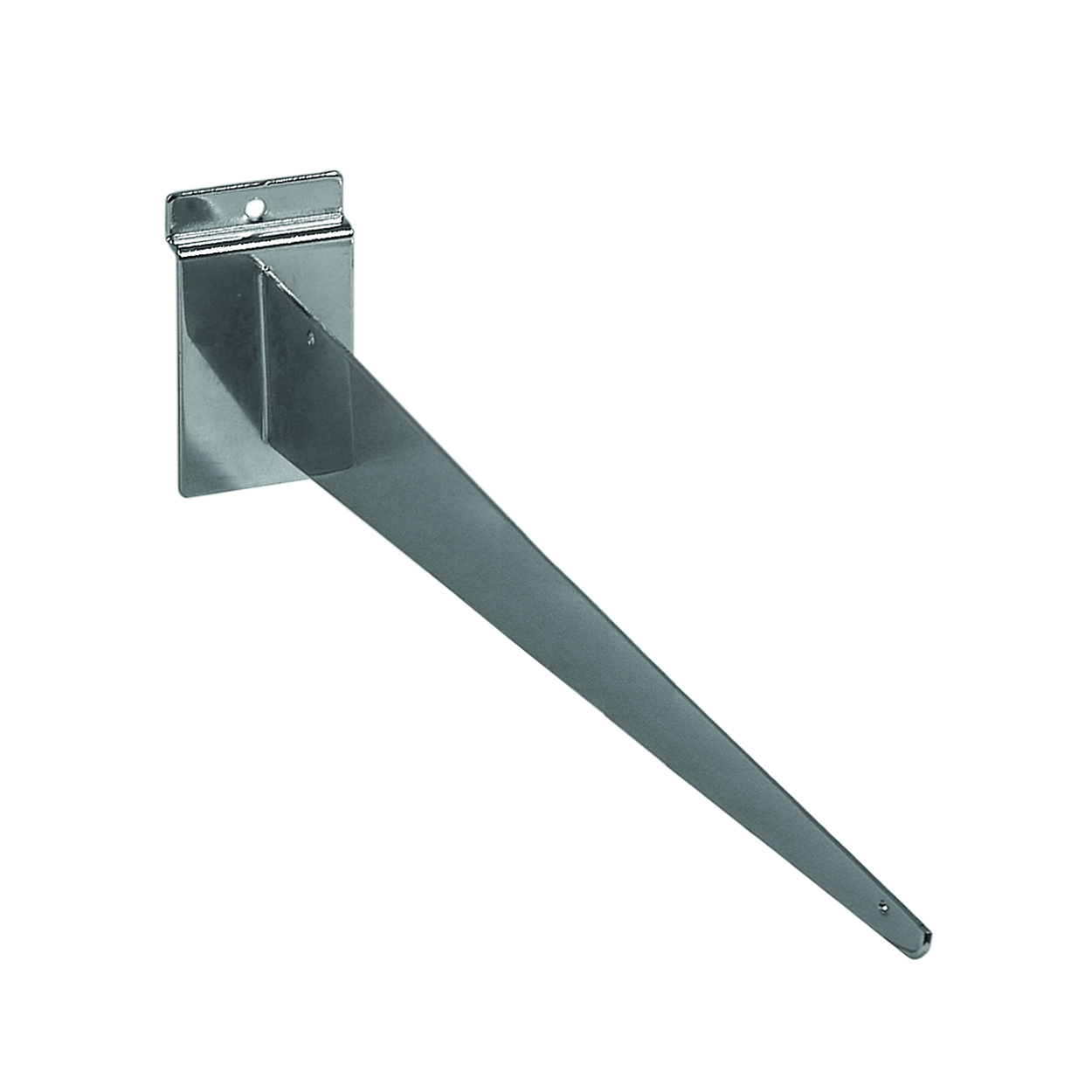 Shop for Shops Slatwall shelf bracket 350 mm L 350 L x 2.2 mm Thick(S1659CH)