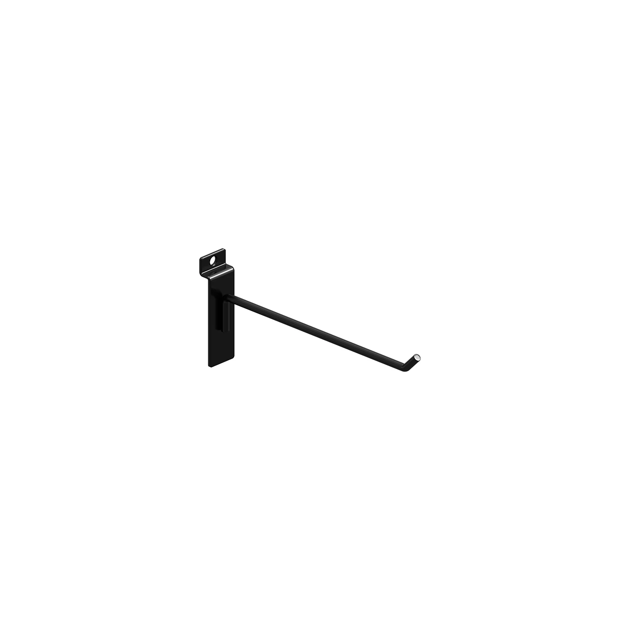 Shop for Shops Slatwall hook 200 L x 5.8 mm DIA(S1682BK)