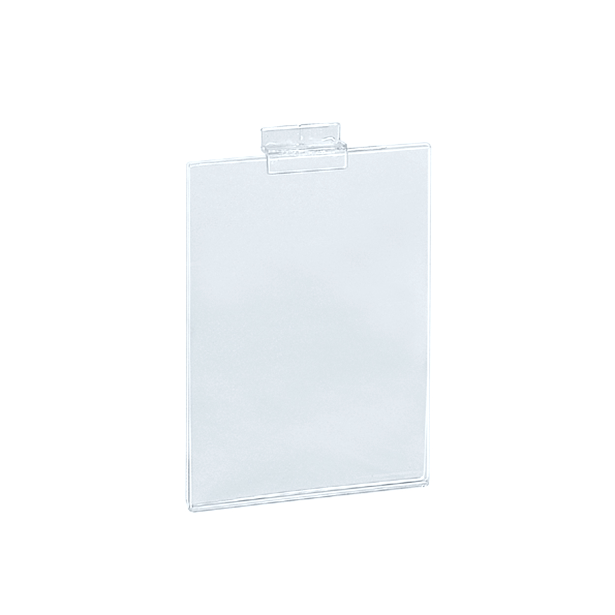 Shop for Shops Slatwall acrylic A5 sign display - portrait 150 W x 210 mm H(S2531CA)