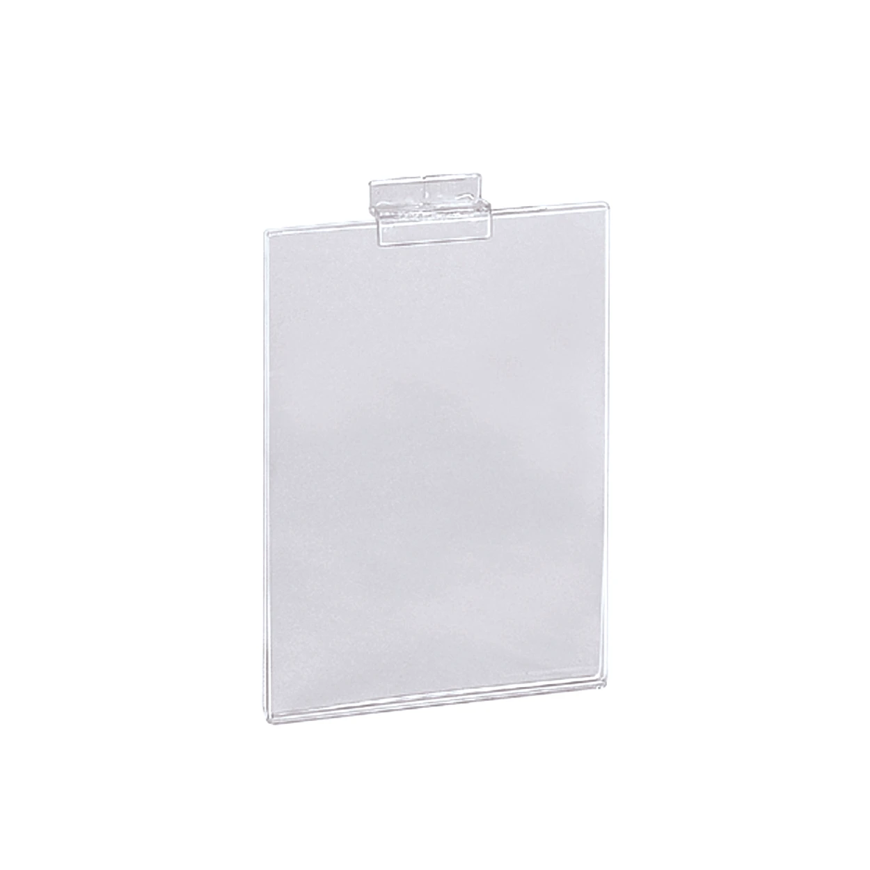 Slatwall acrylic A5 sign display - portrait  150 W x 210 mm H(S2531CA)