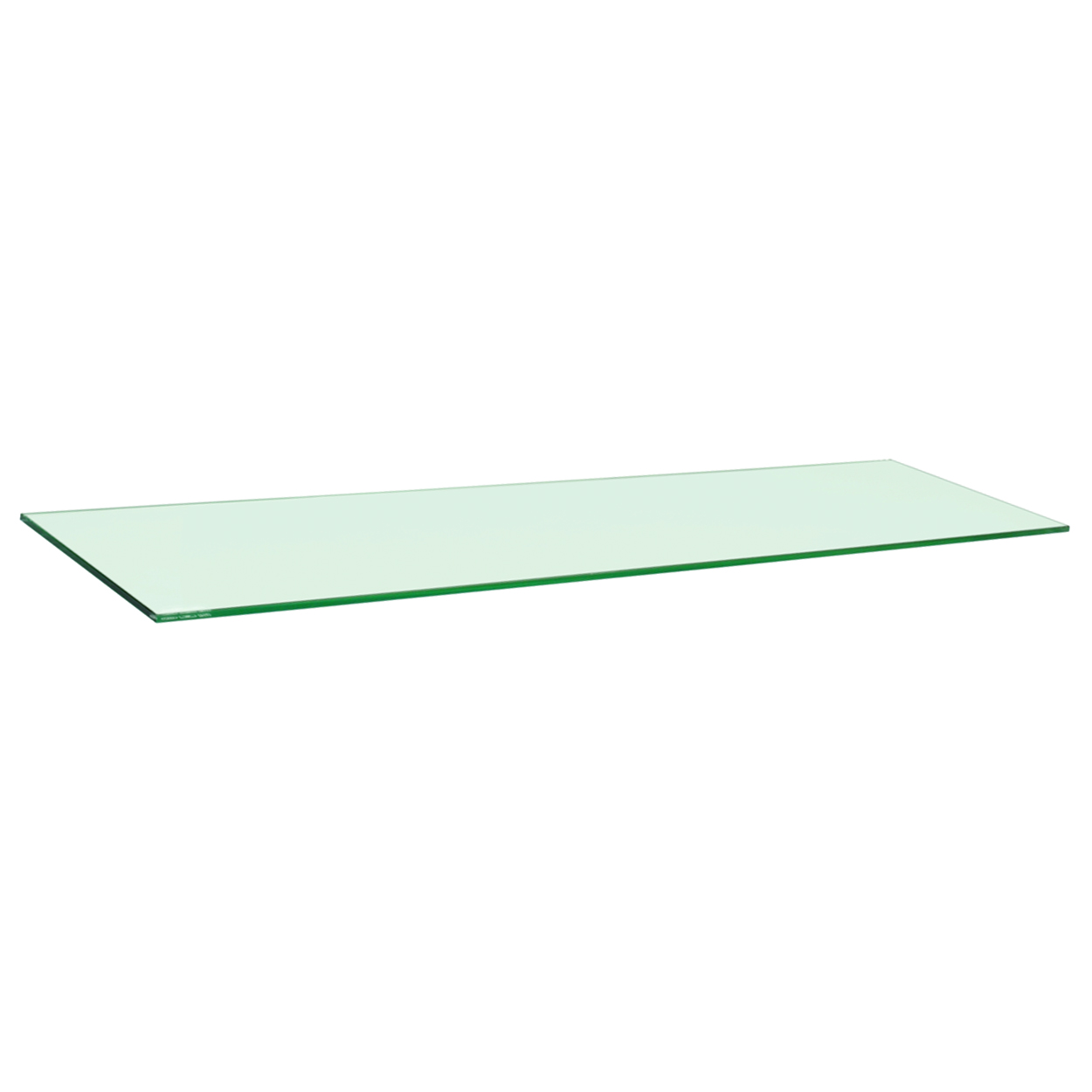 Shop for Shops Tempered glass shelf with polished edges 1195 L x 300 D x 8 mm Thick(S9013CG)
