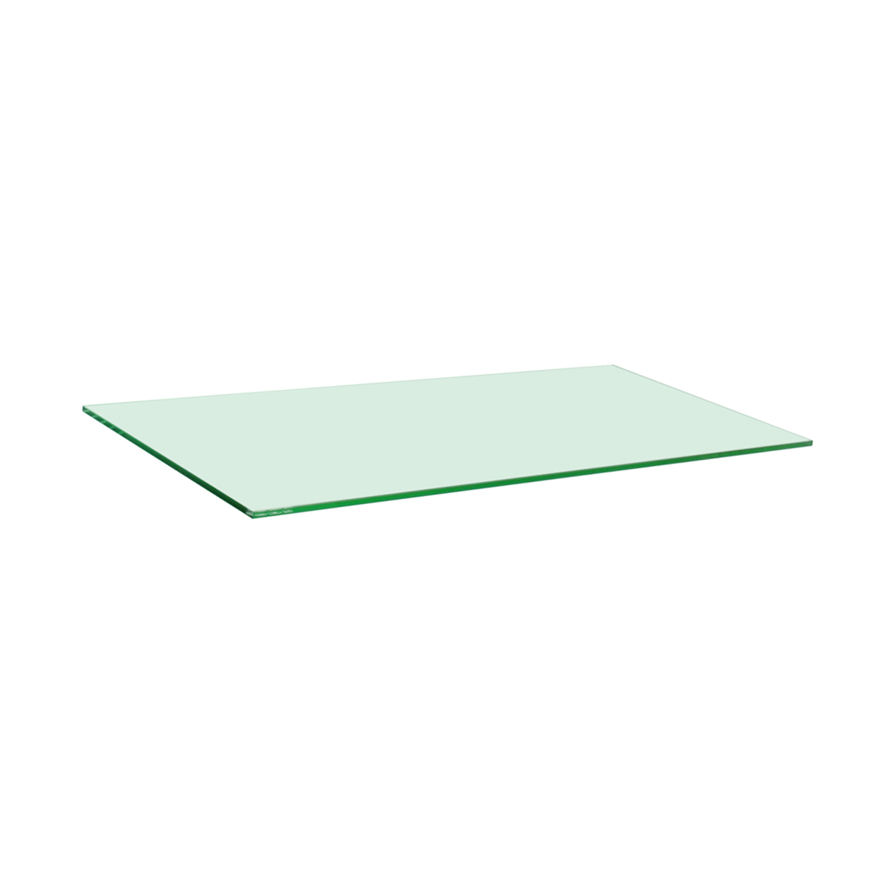 Shop for Shops Tempered glass shelf with polished edges 895 L x 400 D x 8 mm Thick(S9024CG)