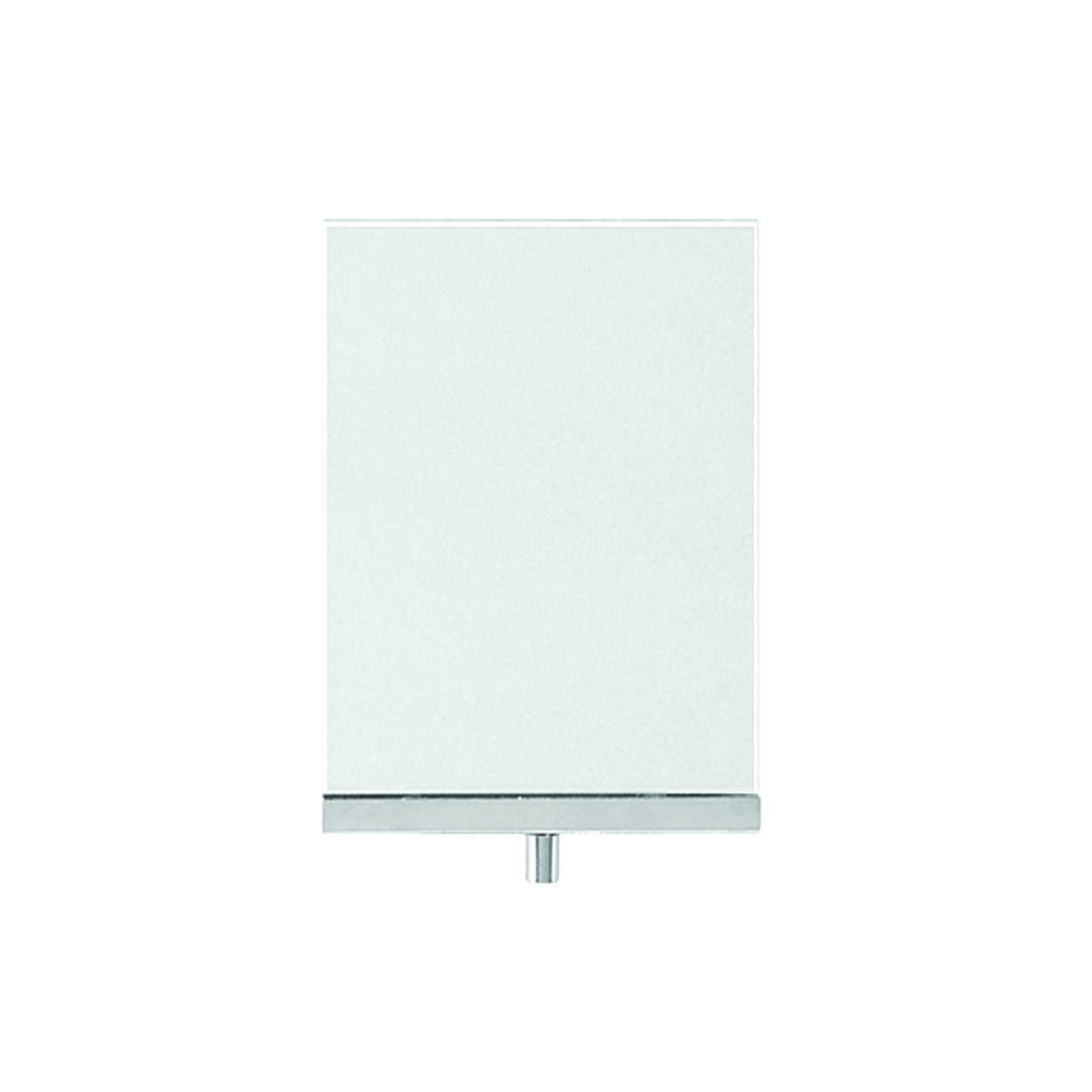 Shop for Shops Signage hardware acrylic ticket frame fits stem A5 Portrait(T1217CACH)