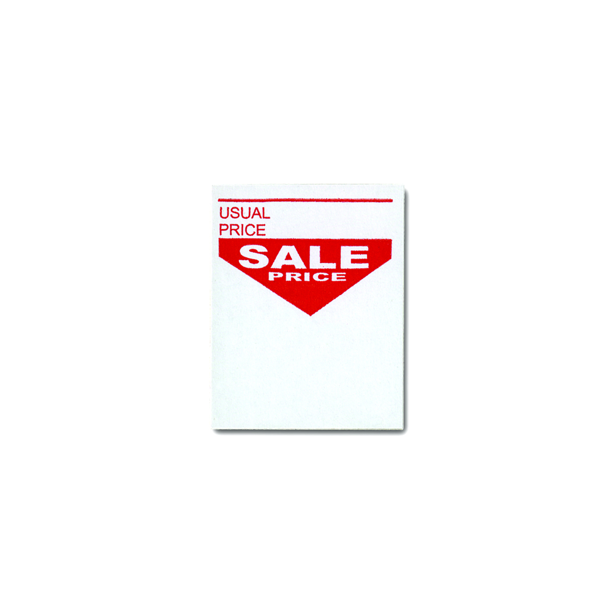 Shop for Shops Rectangular sale stickers usual price/sale price 30 W x 40 mm H(T1569WHRD)