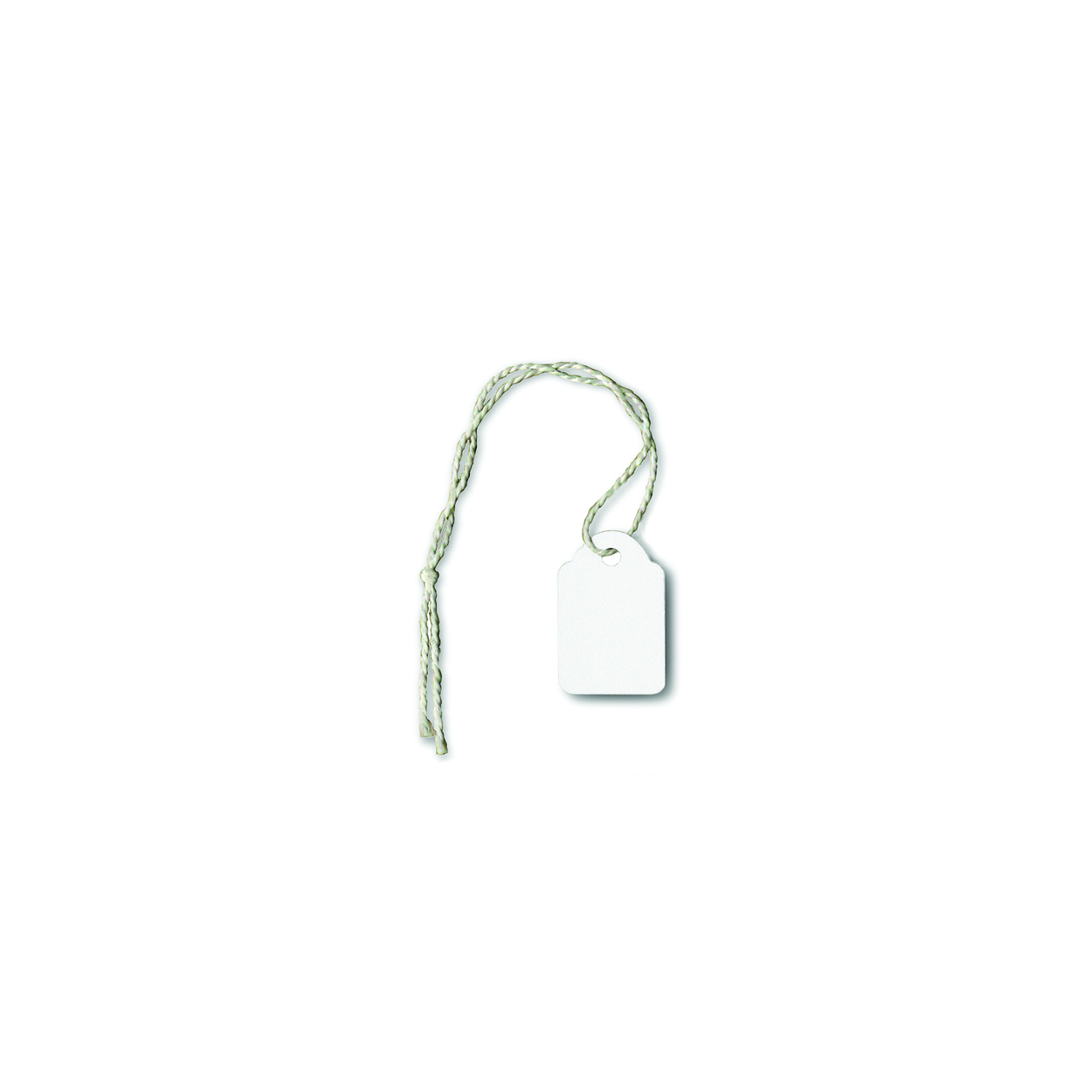 Shop for Shops Stringed swing tag blank medium 18 W x 29 mm H(T3412WH)