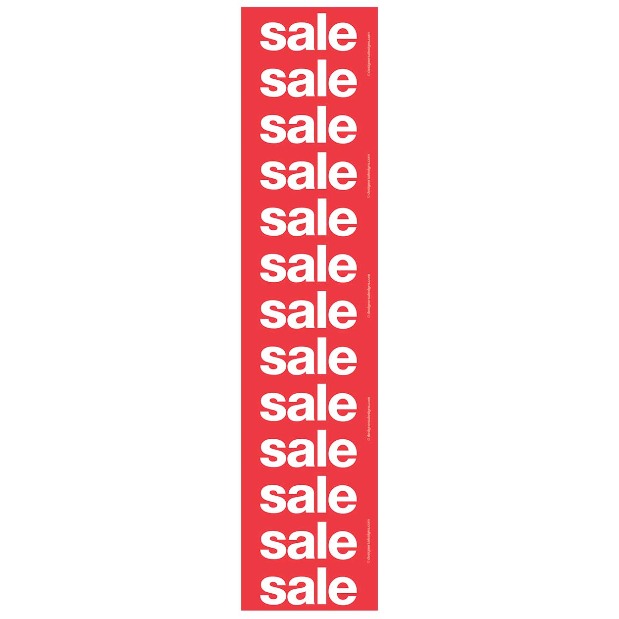 Poster roll "sale" portrait  560 W x 5000 mm H(T4662RDWH)