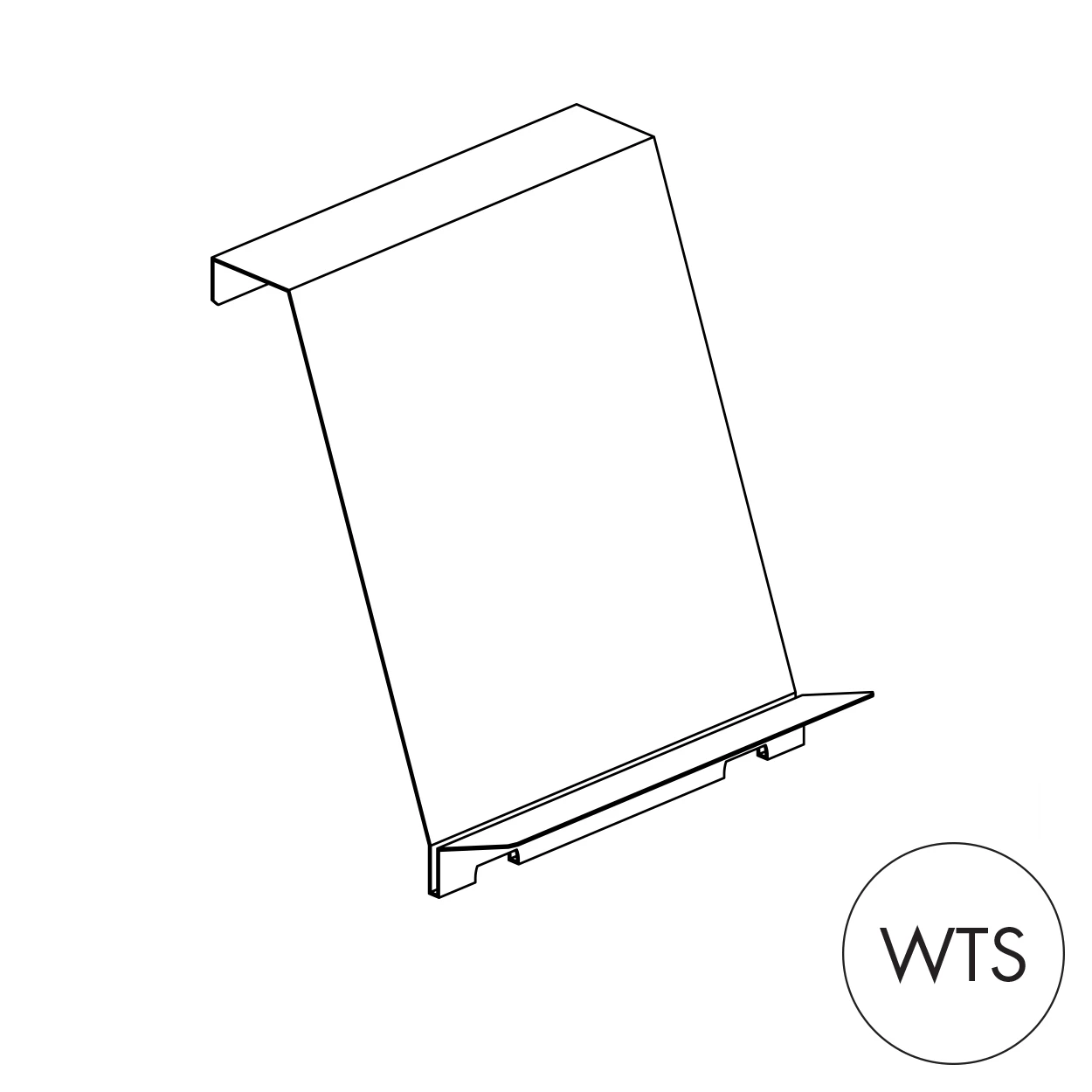 Peggie easel - sits on 2 x 150 mm Pegs(P3243WTS)