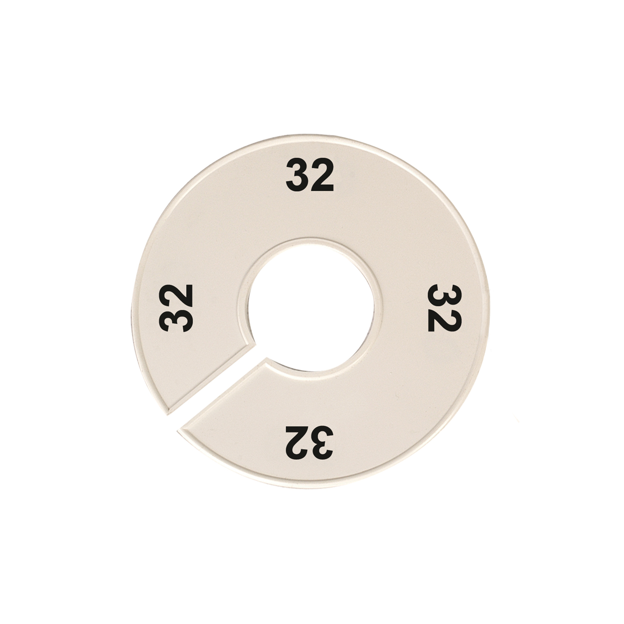 Size divider for rail size 32  40 DIA Inner x 113 mm DIA Outer(A2074WH.32)
