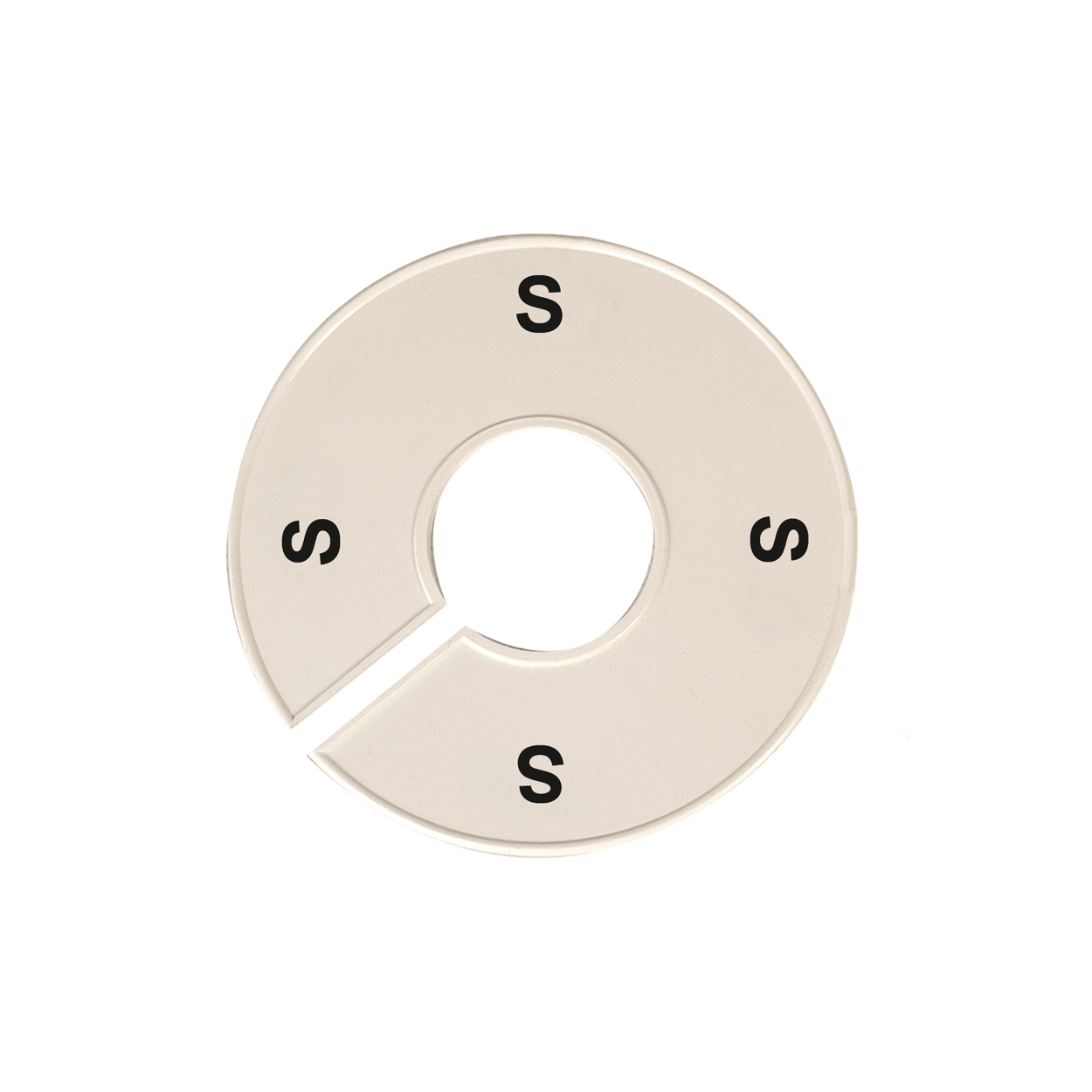 Shop for Shops Size divider for rail size S 40 DIA Inner x 113 mm DIA Outer(A2074WH.S)