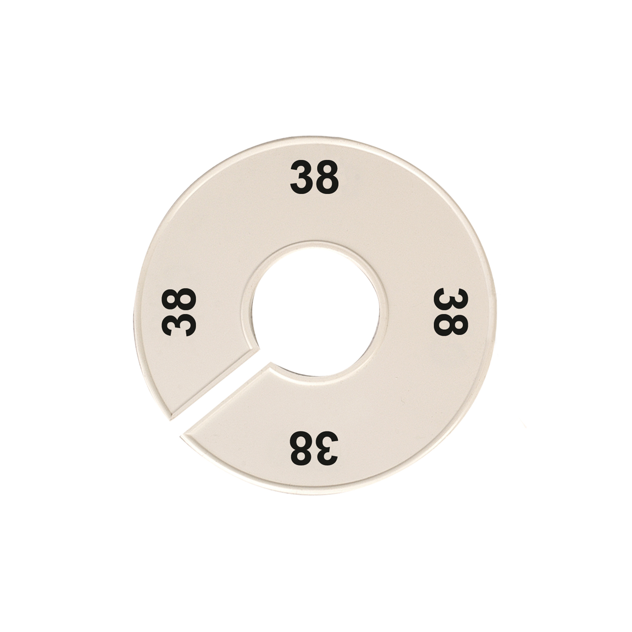 Size divider for rail size 38  40 DIA Inner x 113 mm DIA Outer(A2074WH.38)