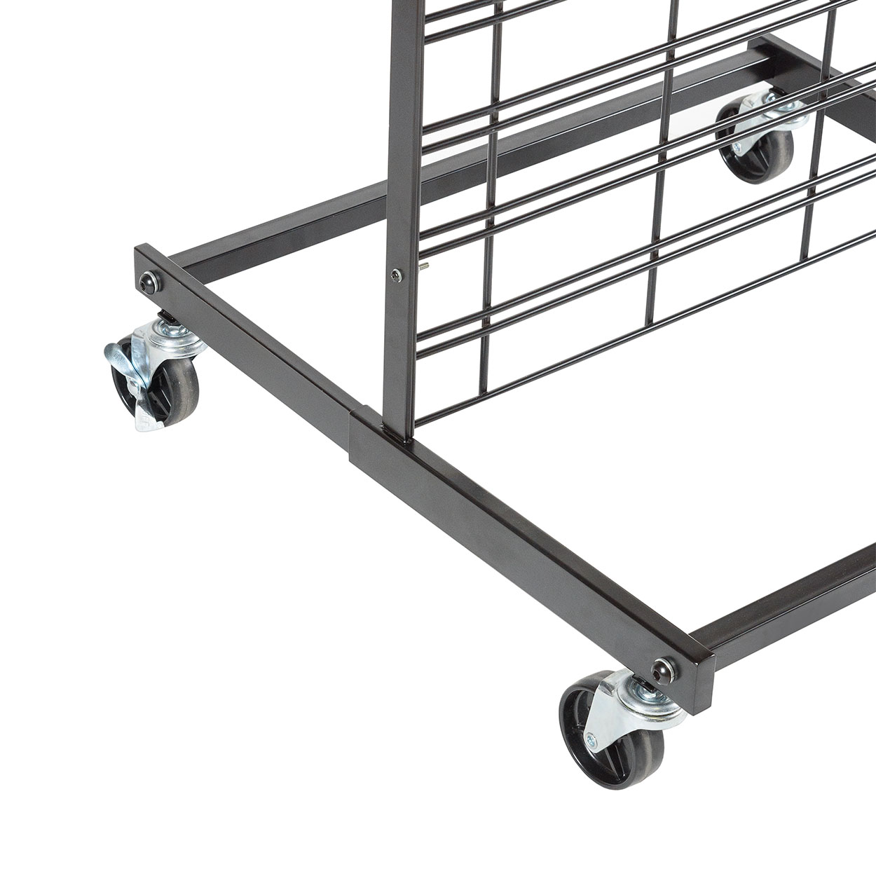 Slatwall mesh panel base for freestanding unit (S1518BK)