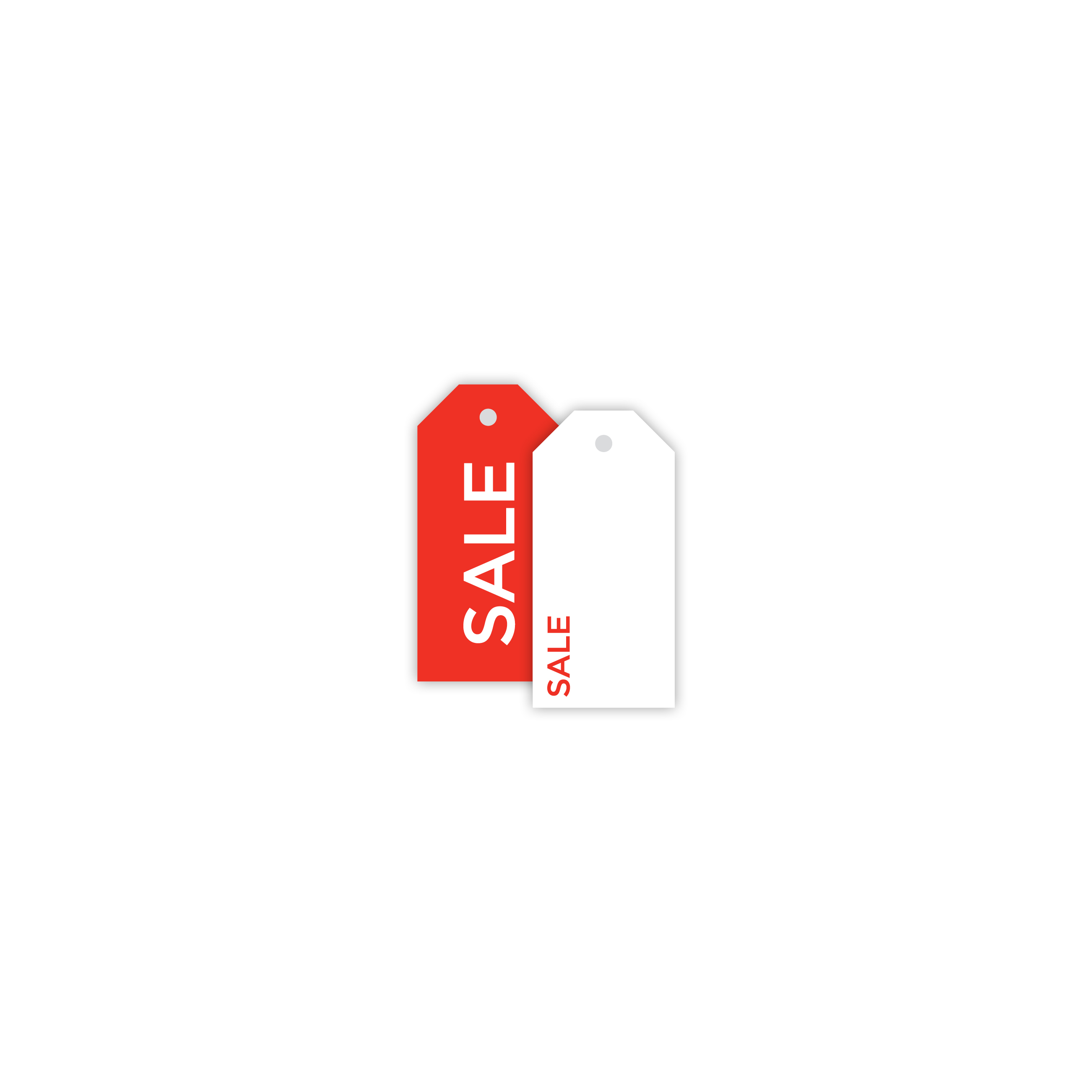 Shop for Shops Swing Ticket "SALE" landscape Double Sided 25 W x 52mm H(T3600.1RDWH)