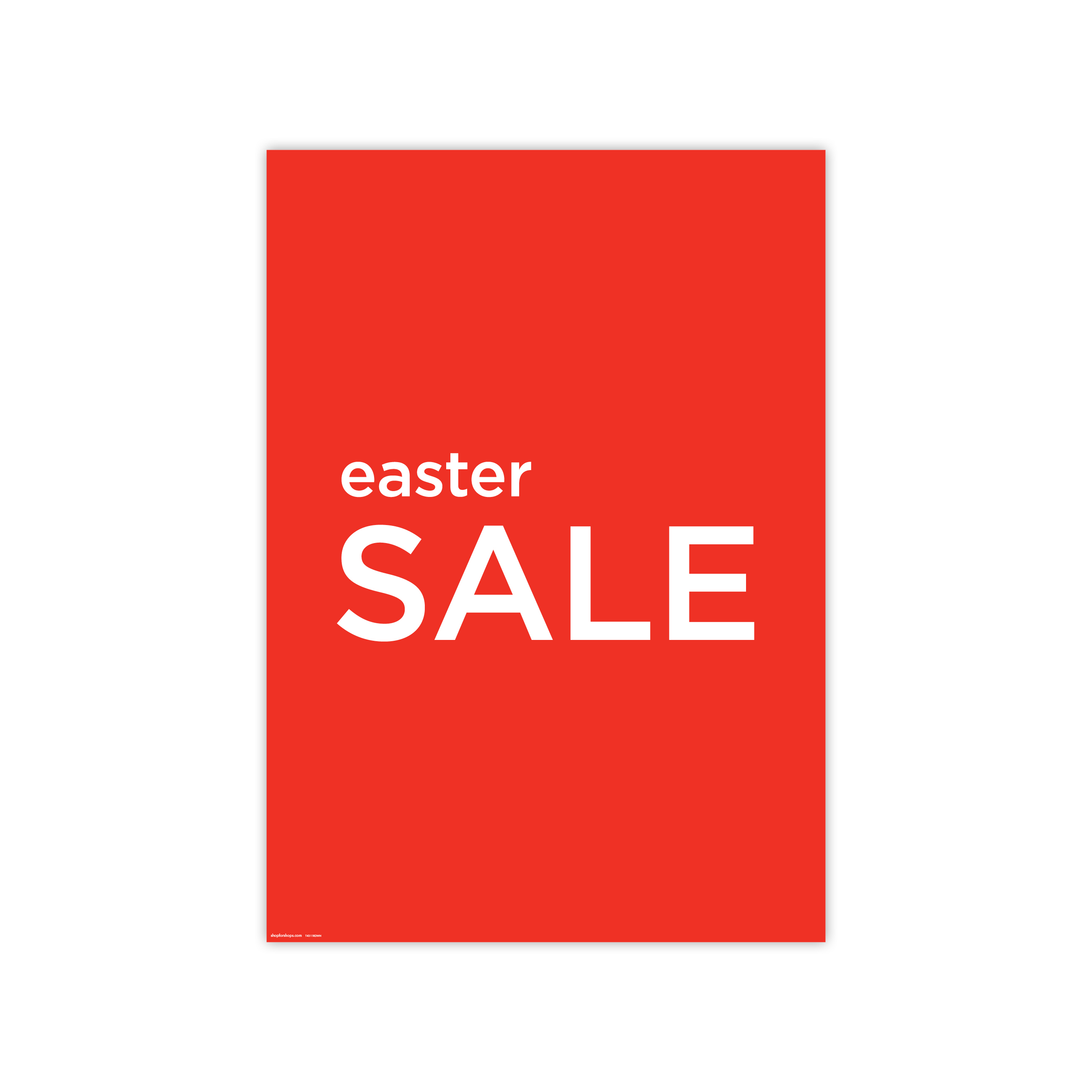 Shop for Shops Poster "easter SALE" 594 W x 841mm H(T4311RDWH)