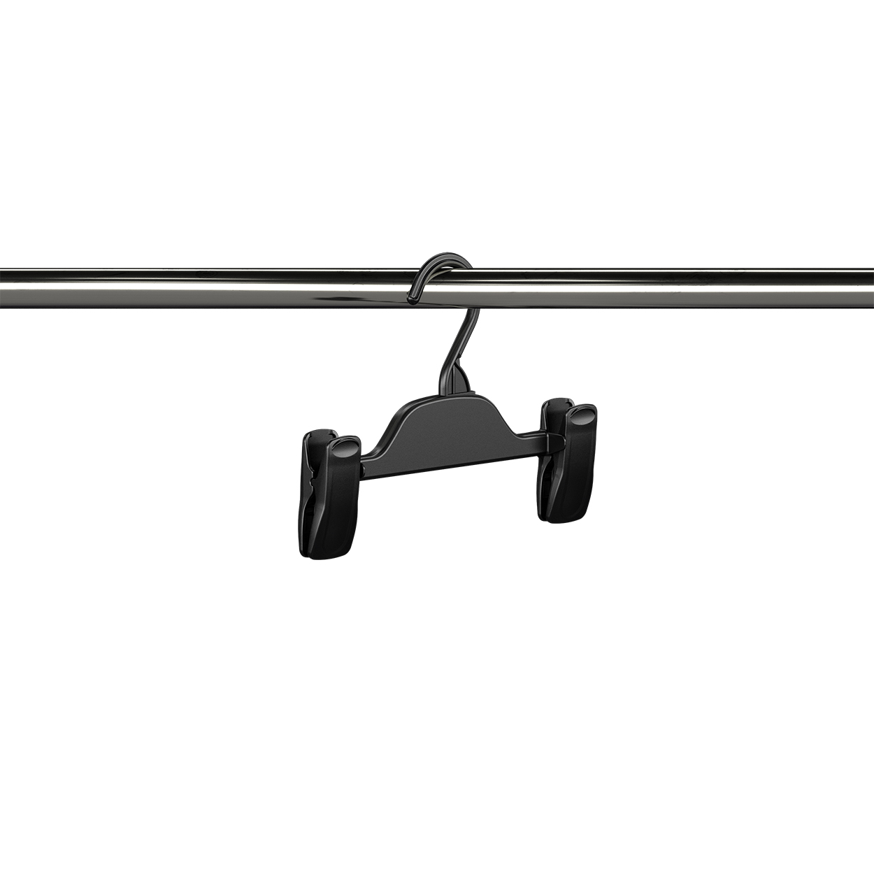 Plastic clip hanger E series (HE5220BK)