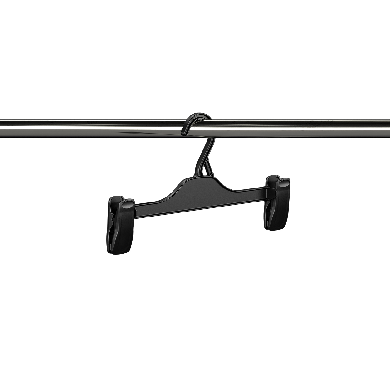Plastic clip hanger V series (HV5310BK)