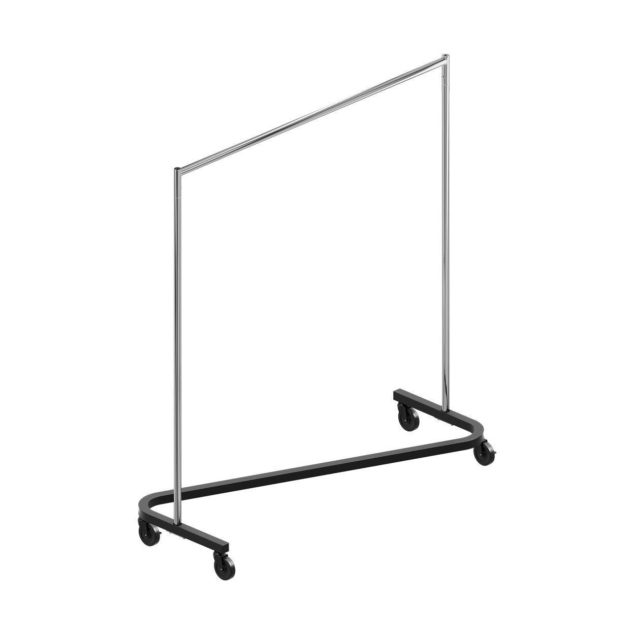 Heavy duty designer z-rack on lockable castors(R1202.2BKSCH)