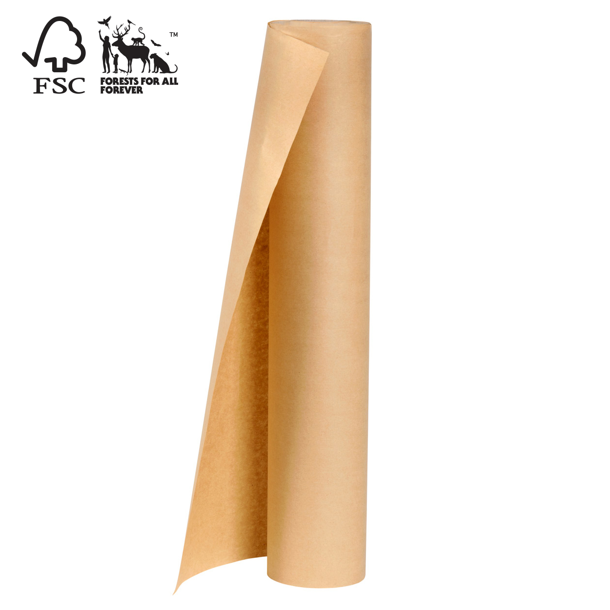 Shop for Shops Kraft paper roll ideal for wrapping 500 mm W x 50 m Long(A3500.1BN)