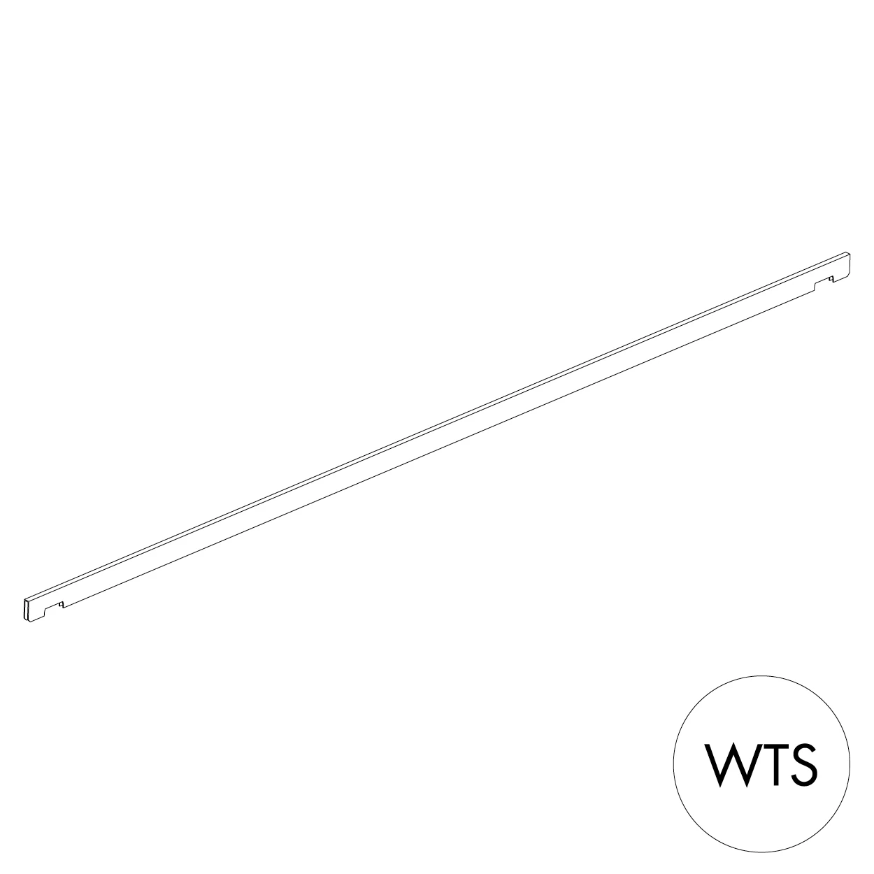 Shop for Shops Peggie hangrail - sits on 2 x pegs (P4900WTS)