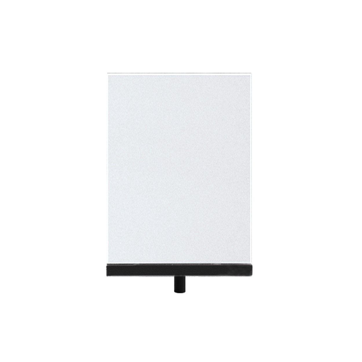 Shop for Shops Signage hardware acrylic ticket frame fits stem A5 Portrait(T1217CABKS)