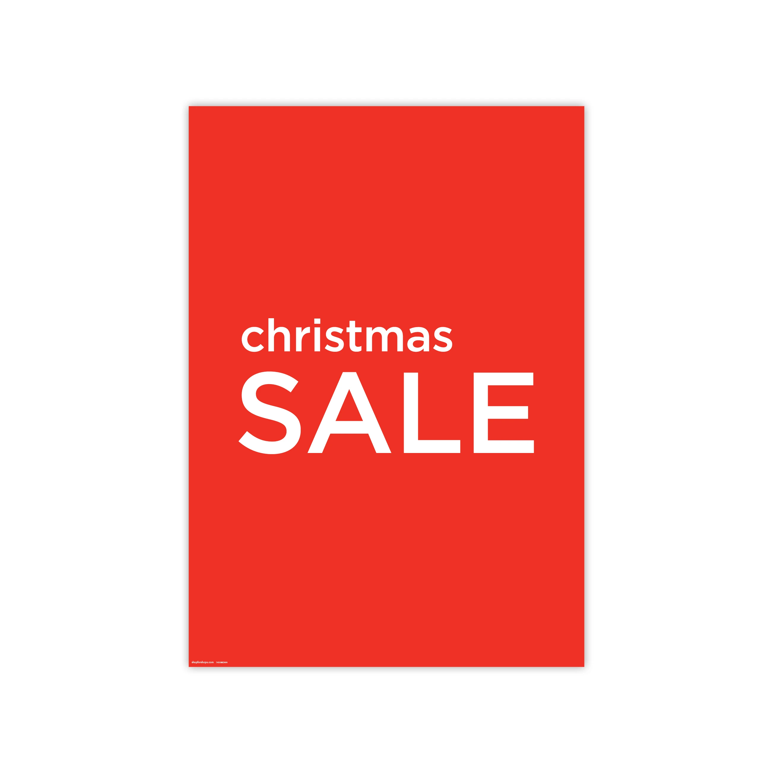 Poster "christmas SALE" 594 W x 841mm H(T4308RDWH)