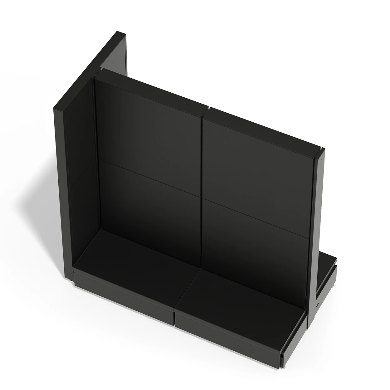 MAXe Capping System Top Cover Plate set to Fit 1200mm Bay(E8962.4BKS)