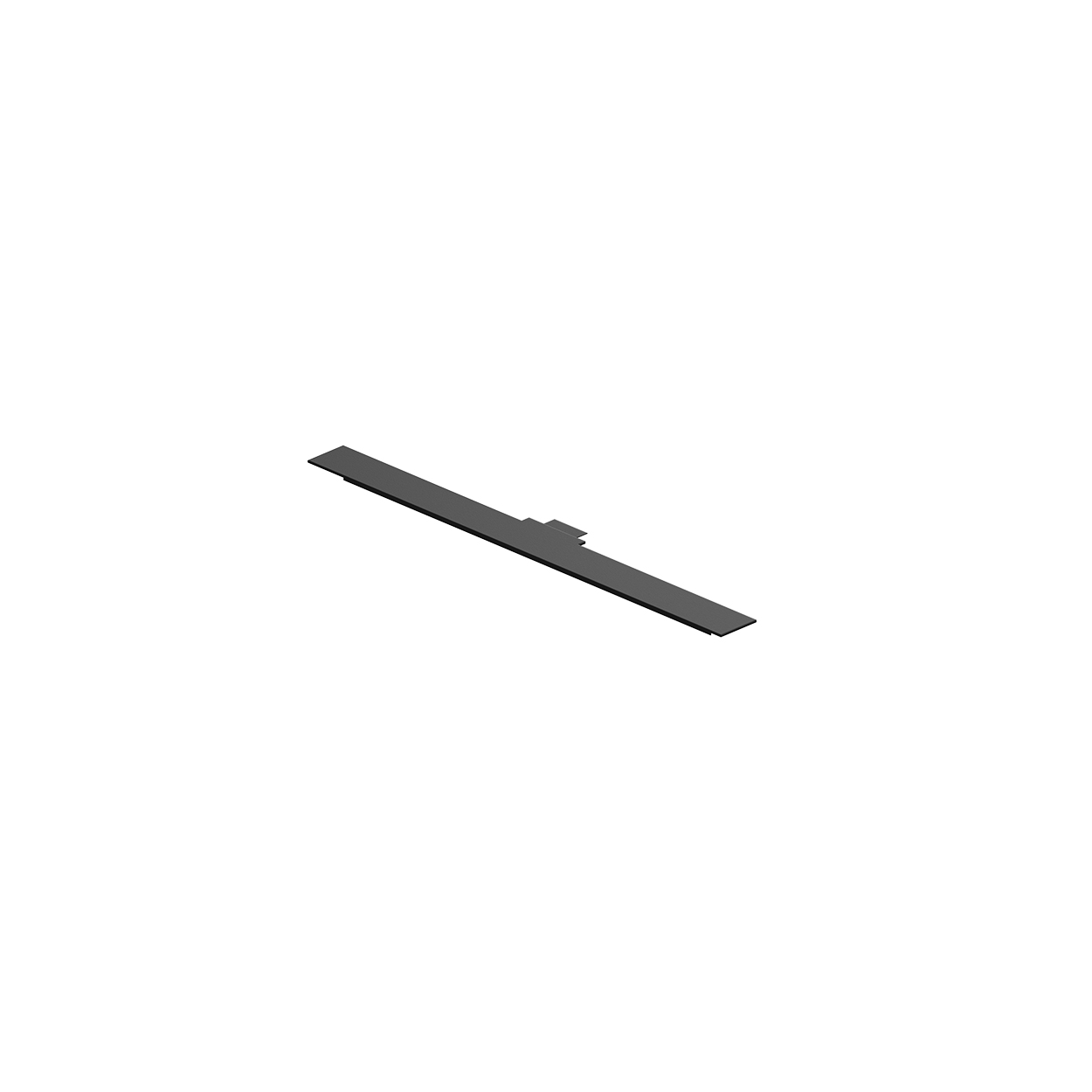 MAXe Capping System Top Cover Plate to Fit 600mm End Bay(E8976.4BKS)