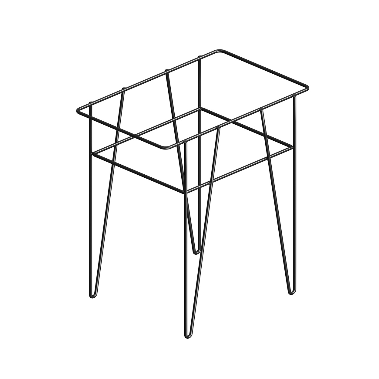 Shop for Shops Stand for A3000.1 Stackable shopping basket 380 W x 240 D x 400 mm H(A3001BK)