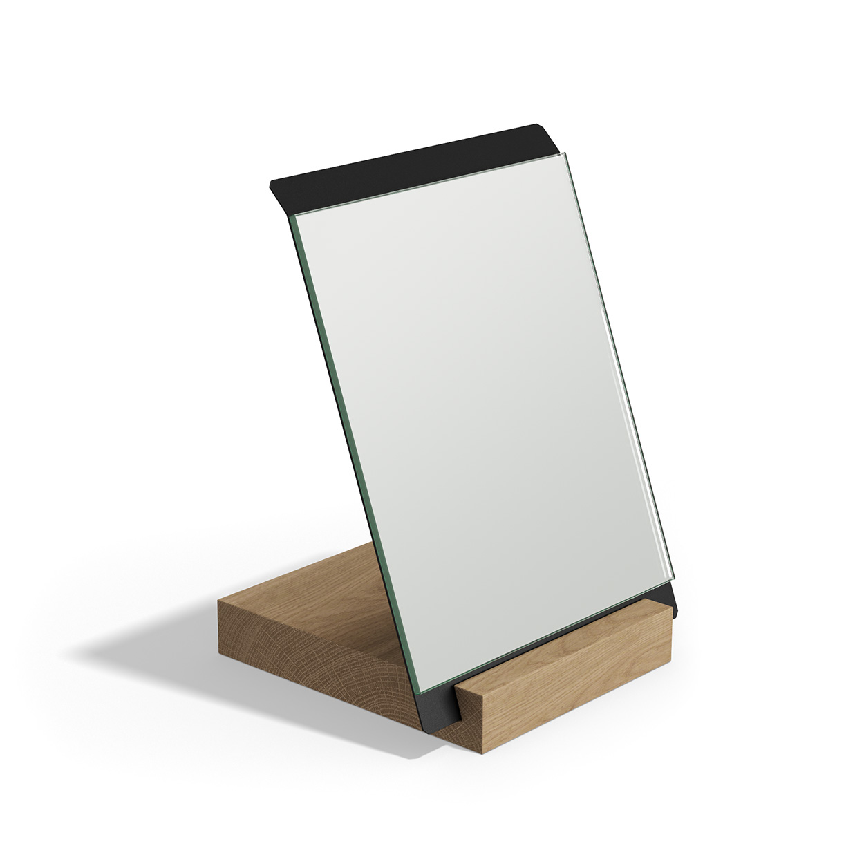 Countertop mirror on solid Oak base (A3910OAK)