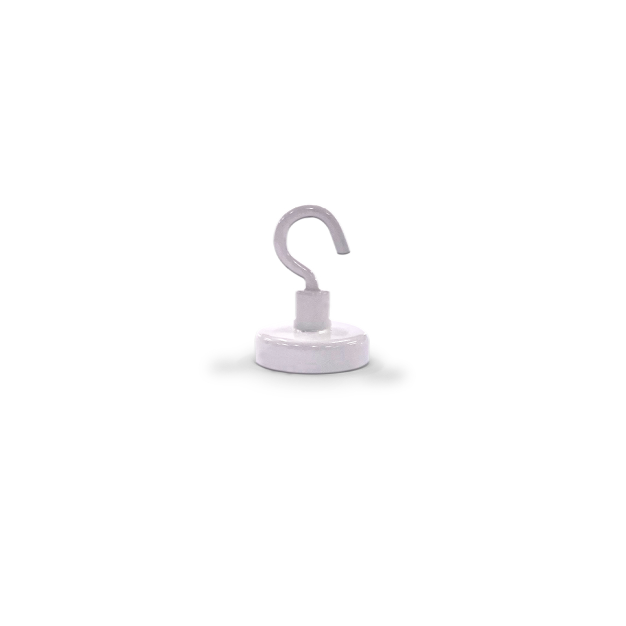 Magnetic metal hook 25mm dia (pack of 10)(A1763WH)
