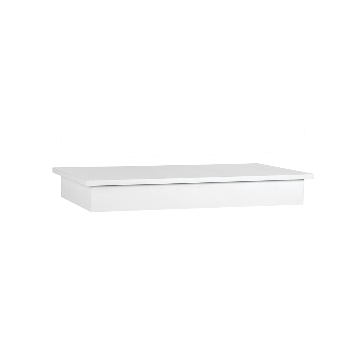 Shop for Shops Plinth to suit 2 x wide glass cube unit 860 W x 440 D x 100 mm H(F1320WH)