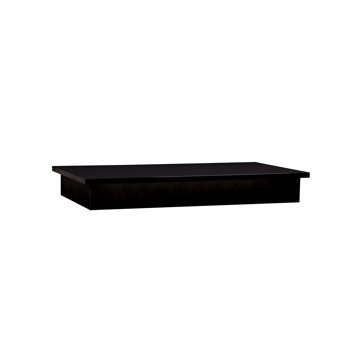 Shop for Shops Plinth to suit 2 x wide glass cube unit 860 W x 440 D x 100 mm H(F1320BK)