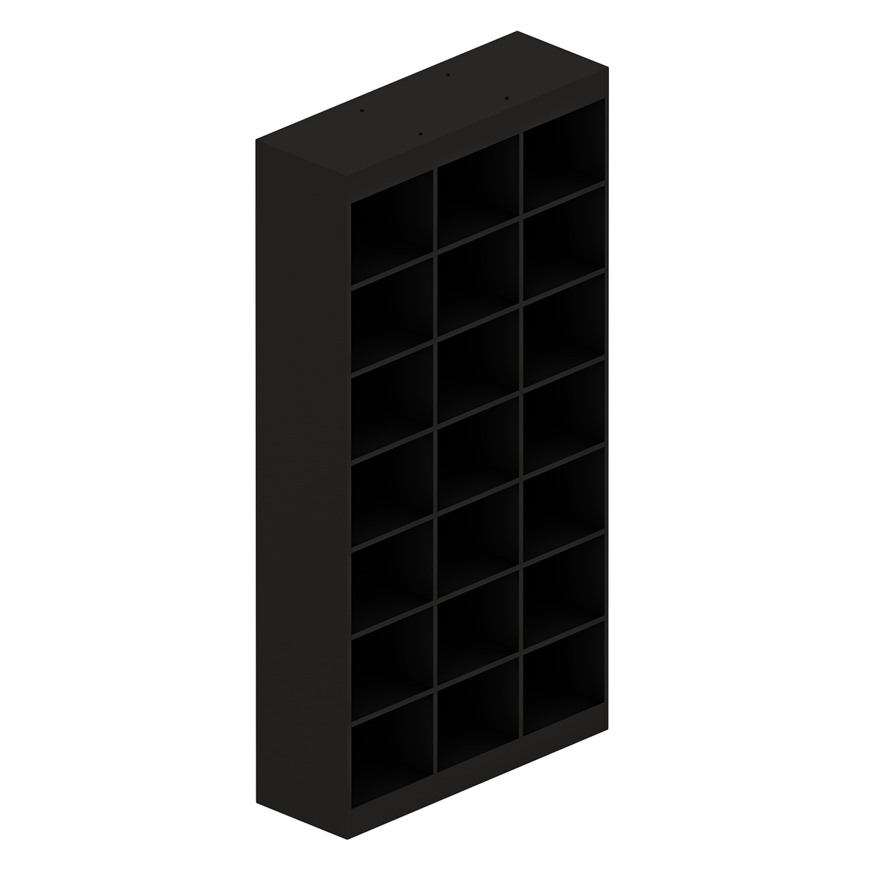 Shop for Shops Pigeonhole Unit 3 x 7 cubes - 1167mm W x 400mm D x 2268mm H(M5050BK)