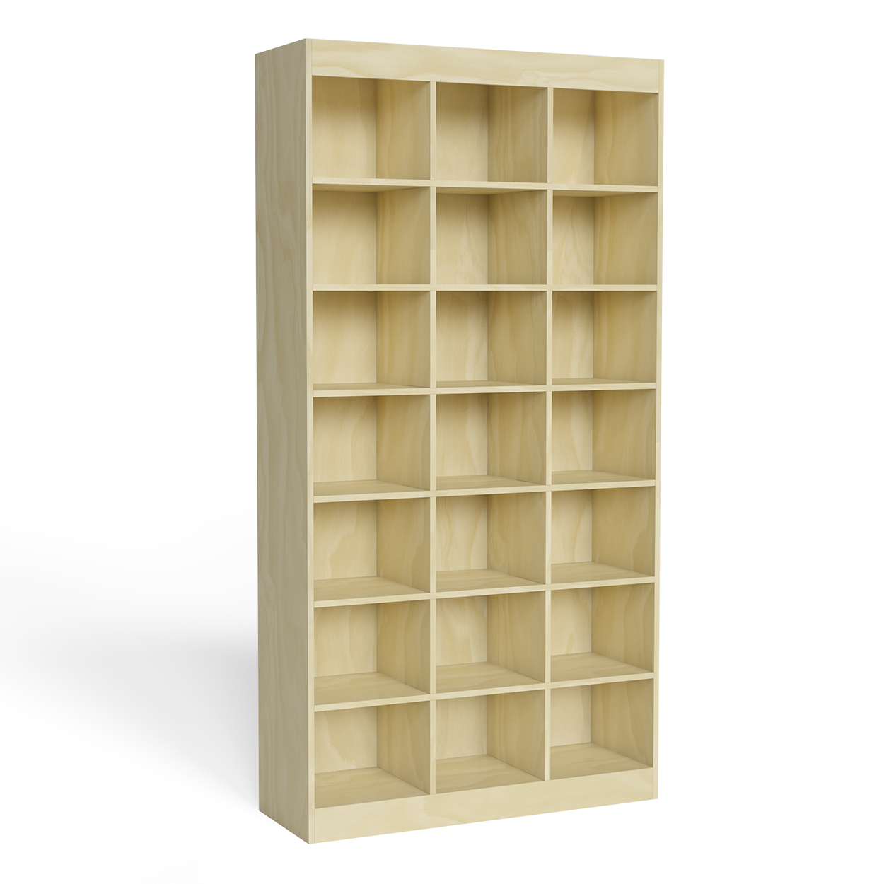 Pigeonhole Unit 3 x 7 cubes -  1167mm W x 400mm D x 2268mm H(M5050PY)