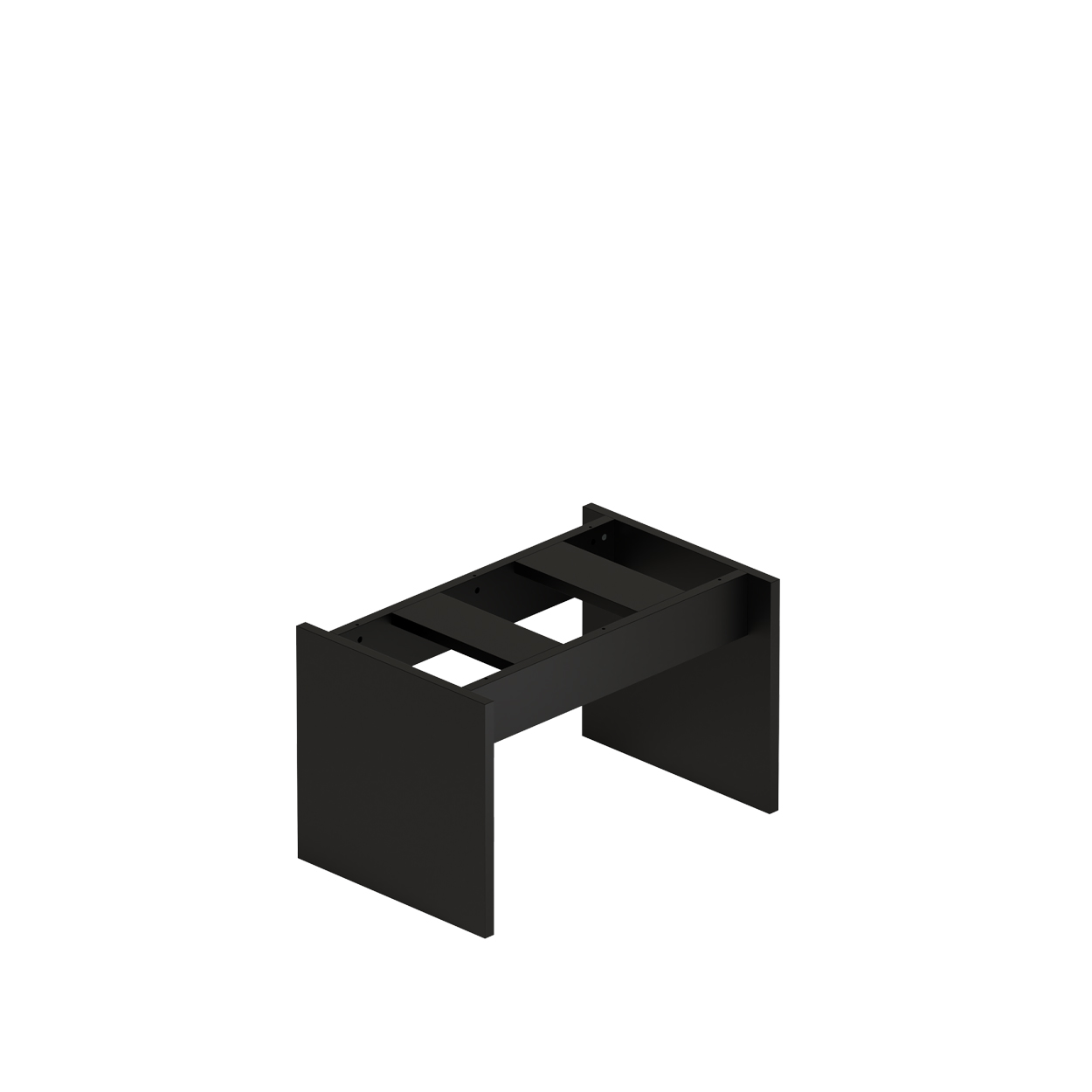 Shop for Shops Ditto table frame - timber small 950 W x 600 D x 580mm H(D6632BK)