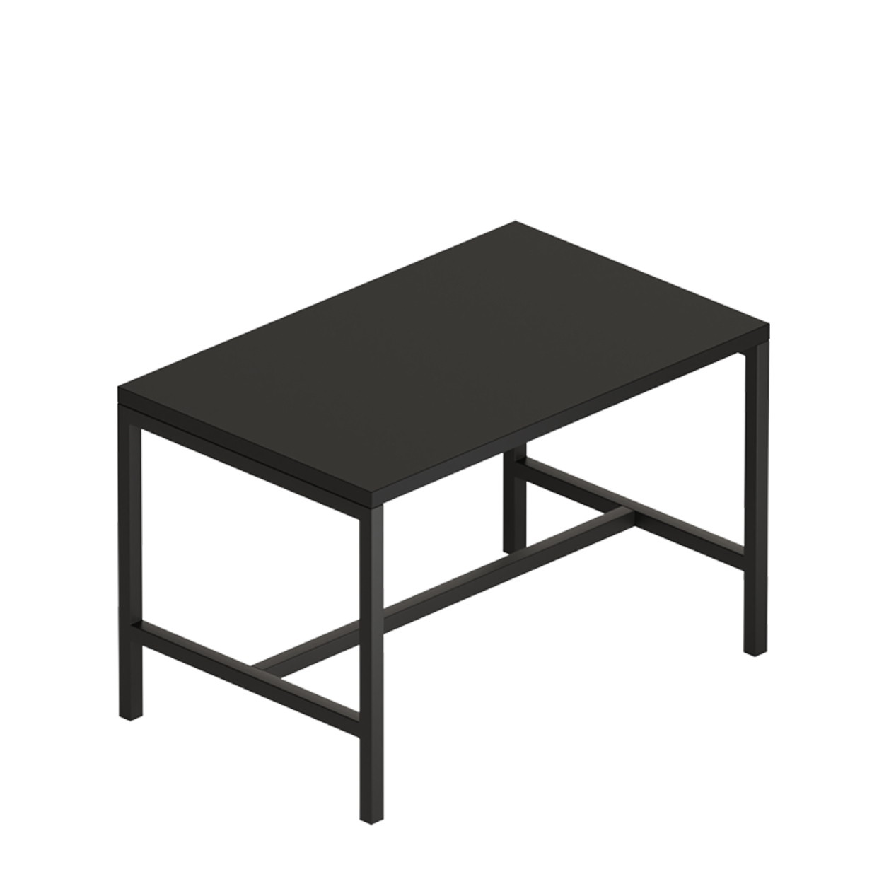 Ditto table frame - metal small 950 W x 600 D x 580mm H(D6631BKS)