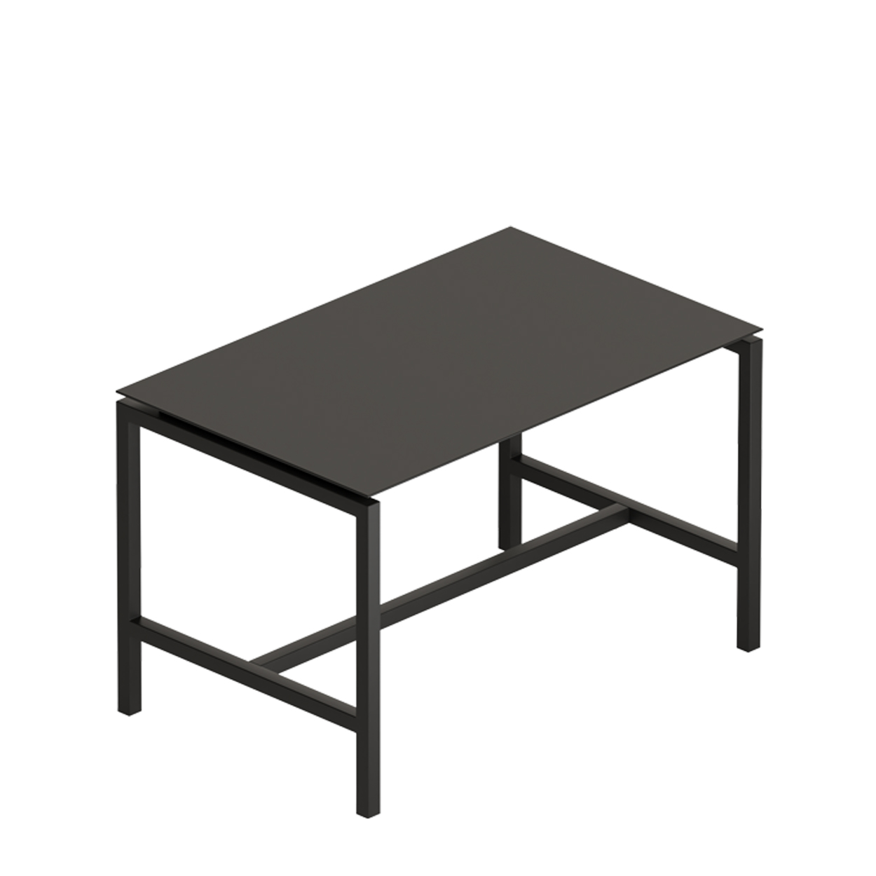 Ditto table top - metal small 950 W x 600 D x 19mm T(D7601BKS)