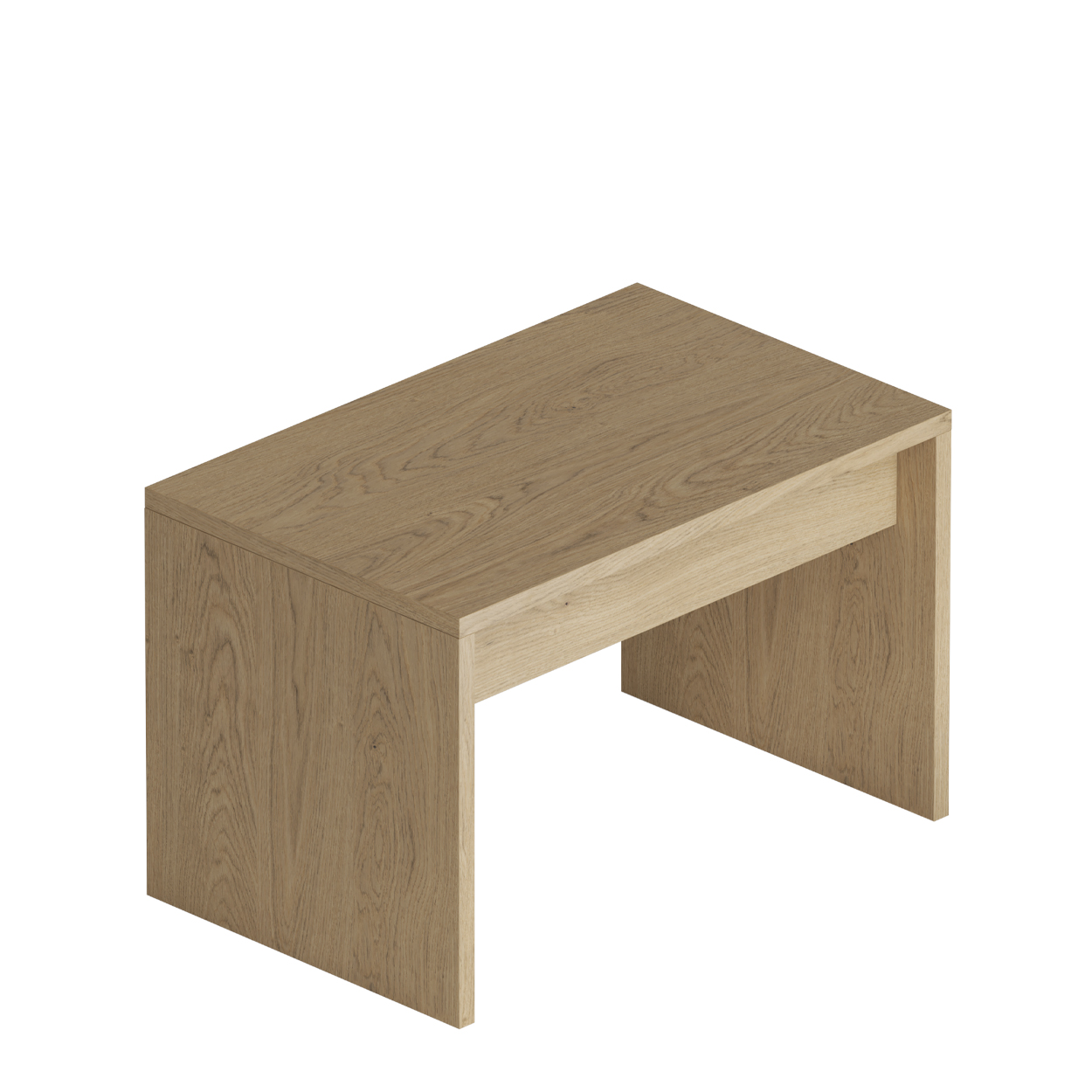 Ditto table top - timber small 950 W x 600 D x 30mm T(D7602OAK)