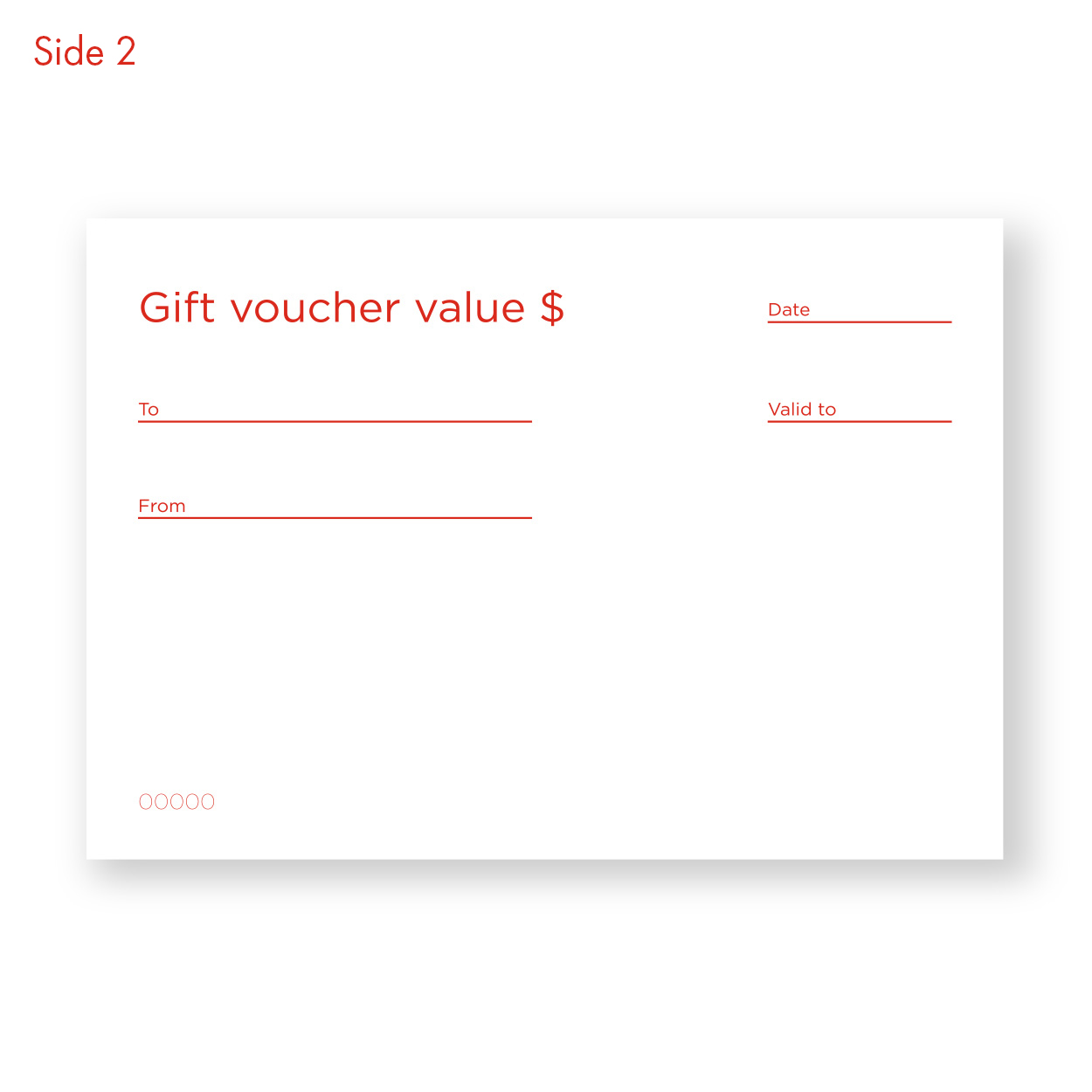 Booklet of 15 Gift vouchers 178 W x 127 mm H(A3050.2WHRD)