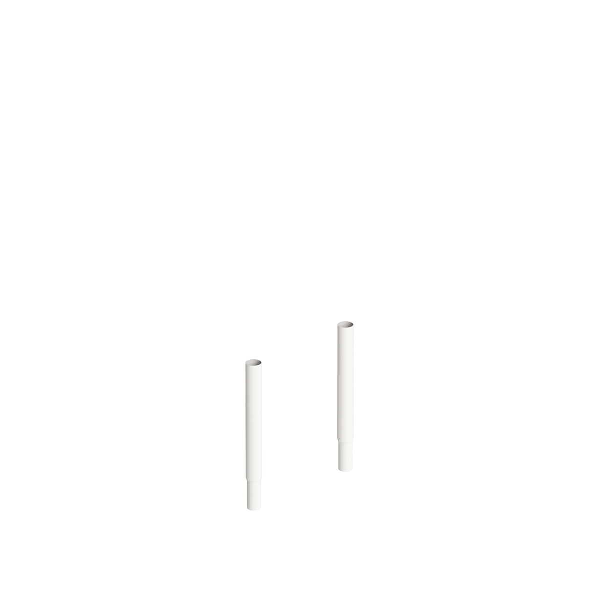200mm height extension set for collapsible mobile clothes rack Gen 3(R3332WTS)