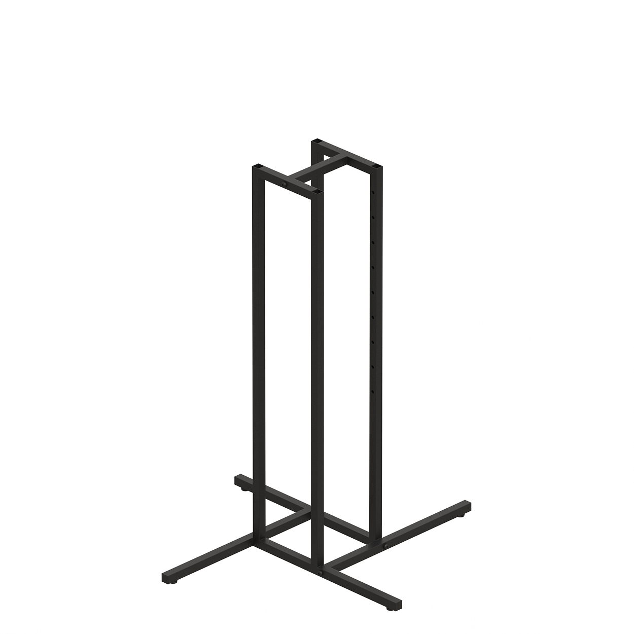 4-way clothes rack base, body only, arms sold separately 890 W x 890 D x 1190 mm H(R2030.1BKS)