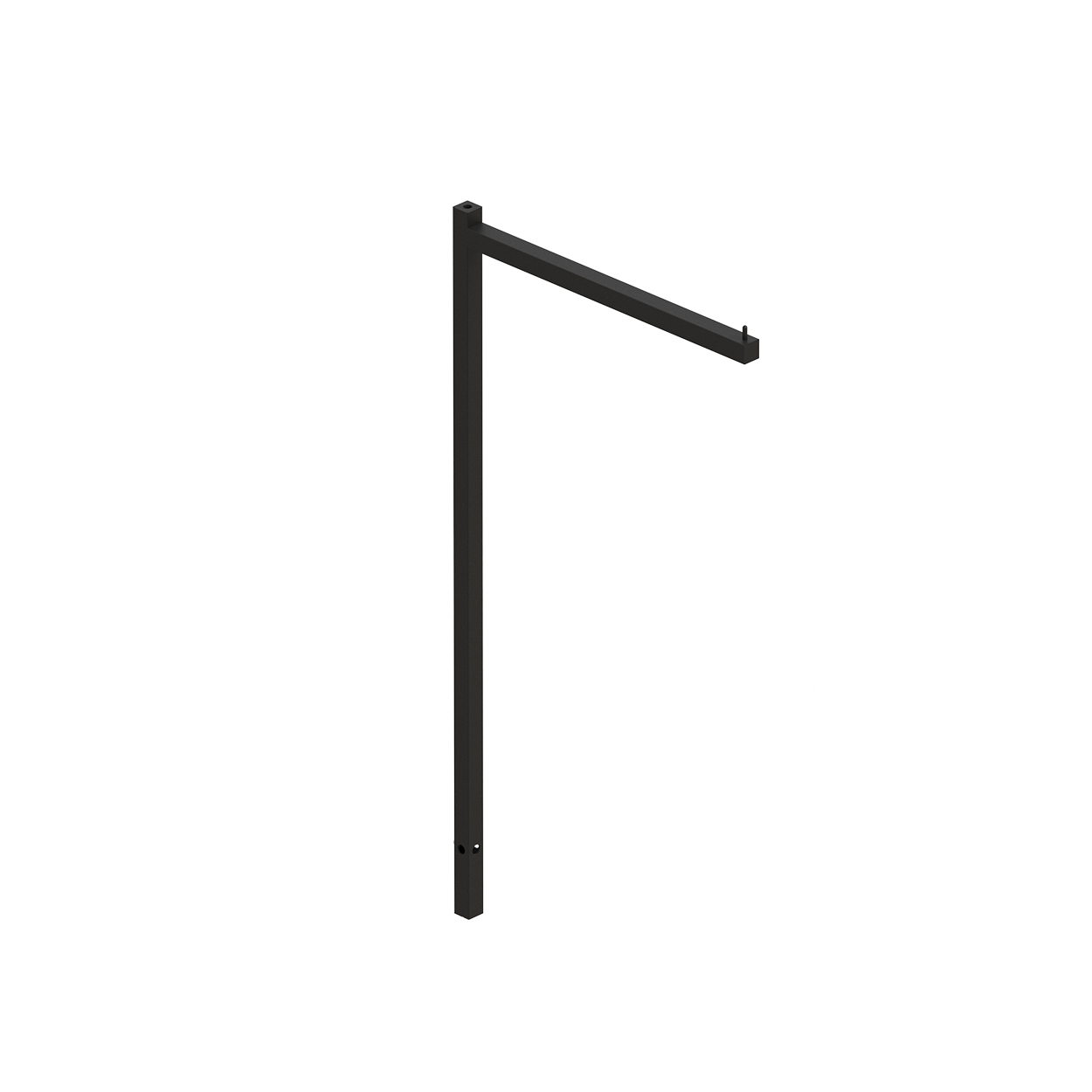 Straight arm for 2-way & 4-way clothes racks 405 mm L(R2080.1BKS)