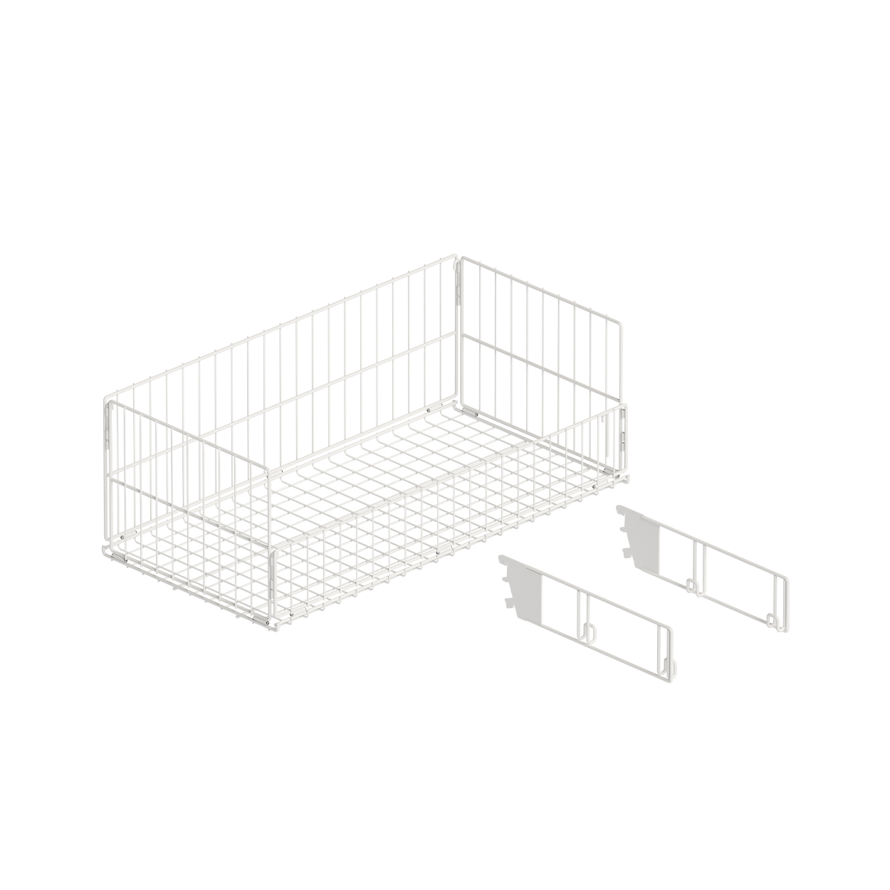 MAXe wire basket collapsible with angle adjustable brackets 882 W x 440 D x 310 mm H(E71509WTS)