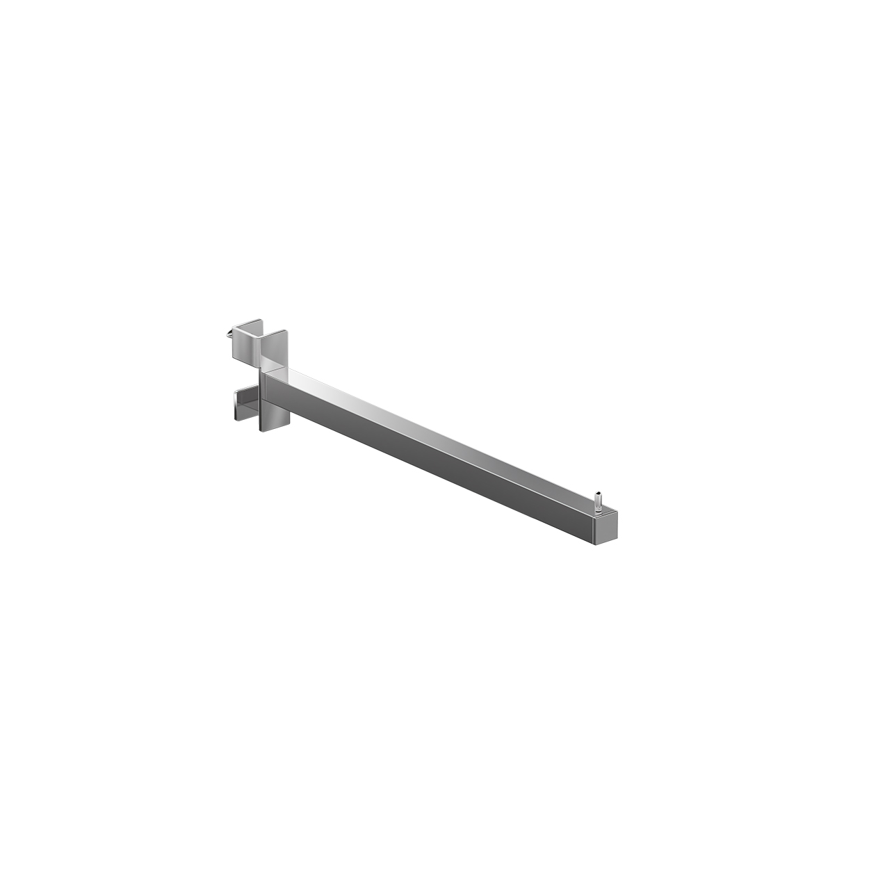Twist-lock straight arm for 2-way & 4-way clothes racks 400 mm L(R2091.1CH)
