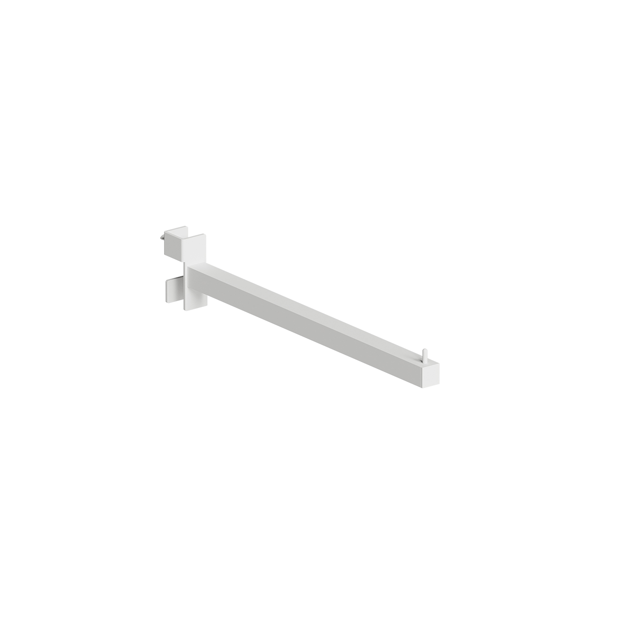 Twist-lock straight arm for 2-way & 4-way clothes racks 400 mm L(R2091.1WTS)