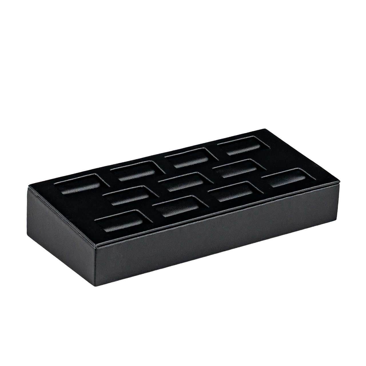 Aura 11 Ring Tray Display  192 W x 95 D x 40 mm H(J5207BLK)