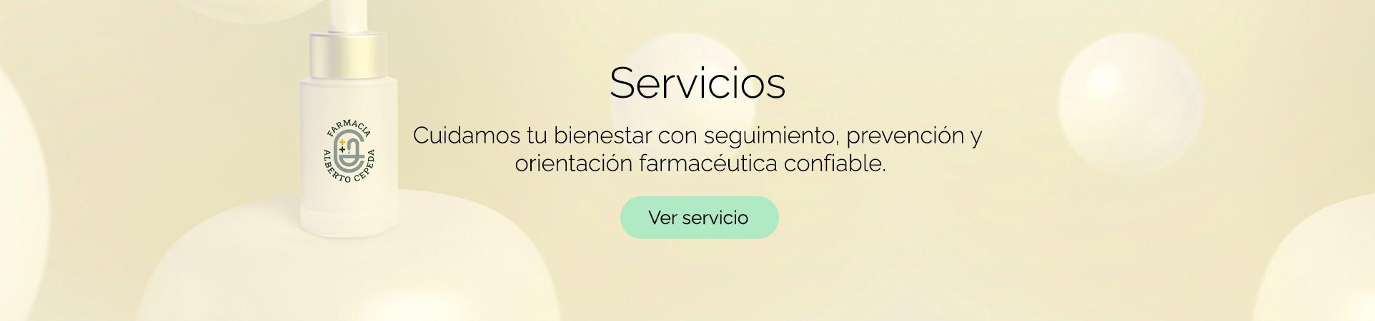 Slider servicio Farmacia Alberto Cepeda