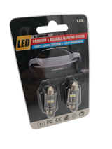 VYPR LED - 36MM WHITE FESTOON CANBUS LED BULBS - PAIR