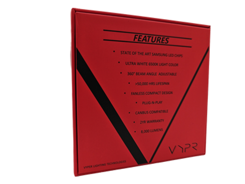 VYPR LED V8 SERIES H4, 9003 BULBS